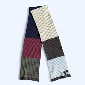 Timberland multicoloured wool scarf